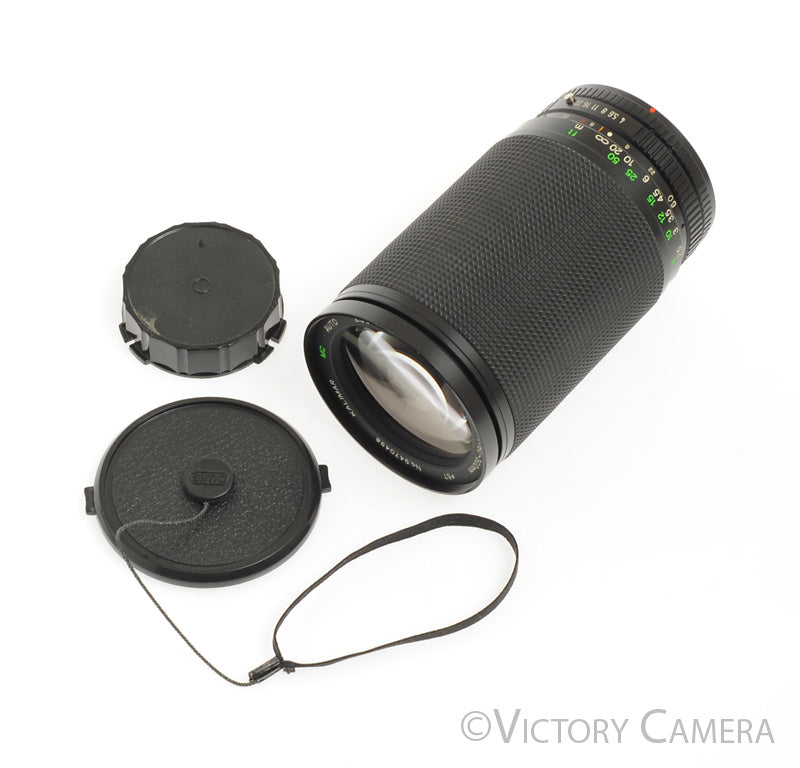 Kalimar MC 60-300mm f4-5.6 Telephoto Macro Zoom Lens for Canon FD [EXC+] - Victory Camera