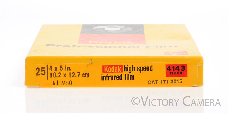 Kodak High Speed Infrared 4143 4x5 Large Format Film (25 Sheets) -Cold Stored- [Good] - Victory Camera