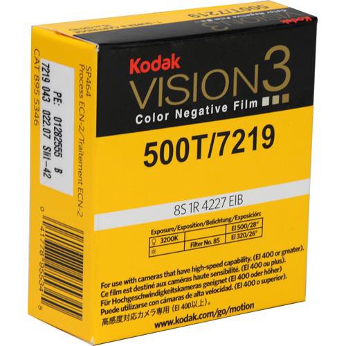 Kodak VISION3 500T Color Negative Film #7219 (Super 8, 50&#39; Roll) - Victory Camera