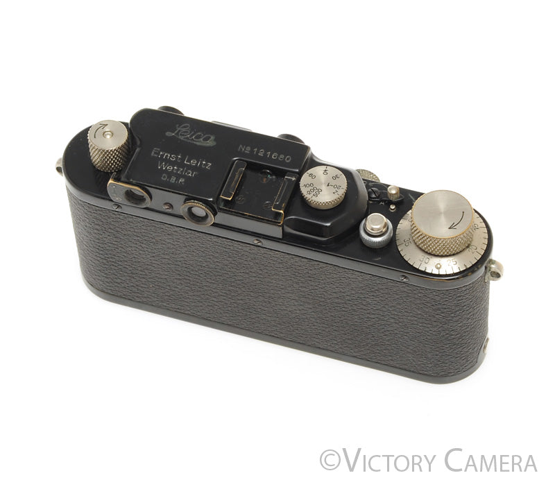 Leica iii Black 35mm Rangefinder Camera -Rare- [EXC] - Victory Camera