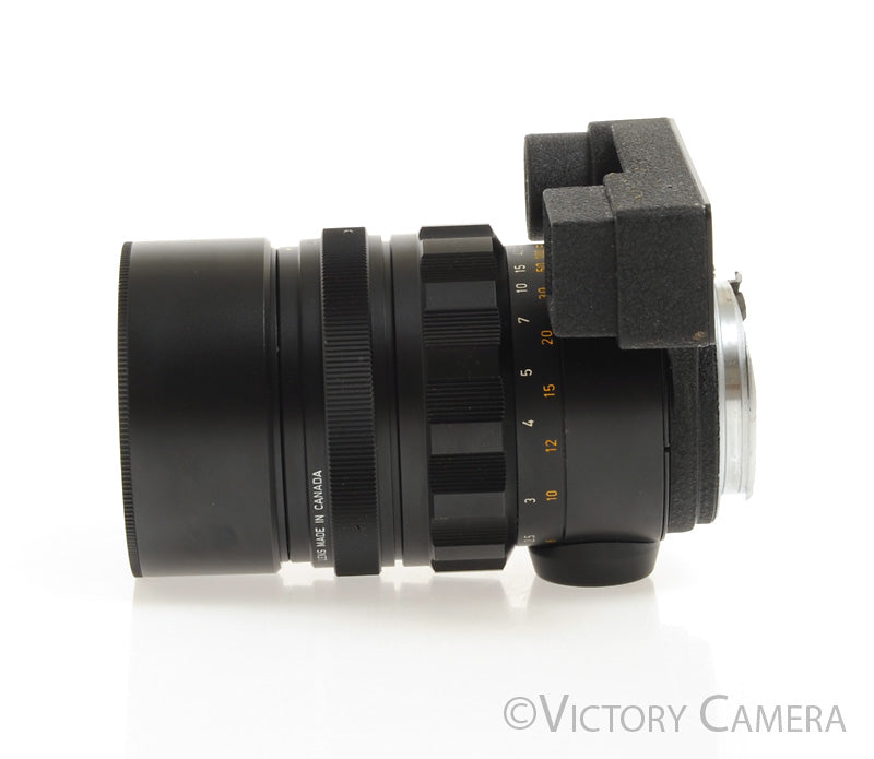 Leica Elmarit 135mm F2.8 M Lens with Goggles [MINT-] - Victory Camera