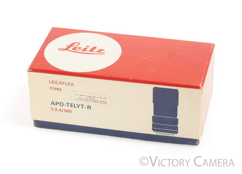 Leica APO-Telyt-R 180mm f3.4 3 Cam Lens w/ Box [EXC-] - Victory Camera