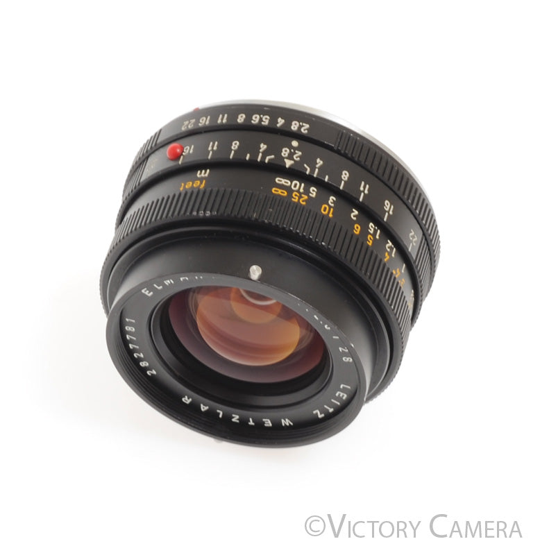 Leica Leitz Elmarit-R 28mm f2.8 3 Three Cam Lens -Clean w/ Caps- - Victory Camera