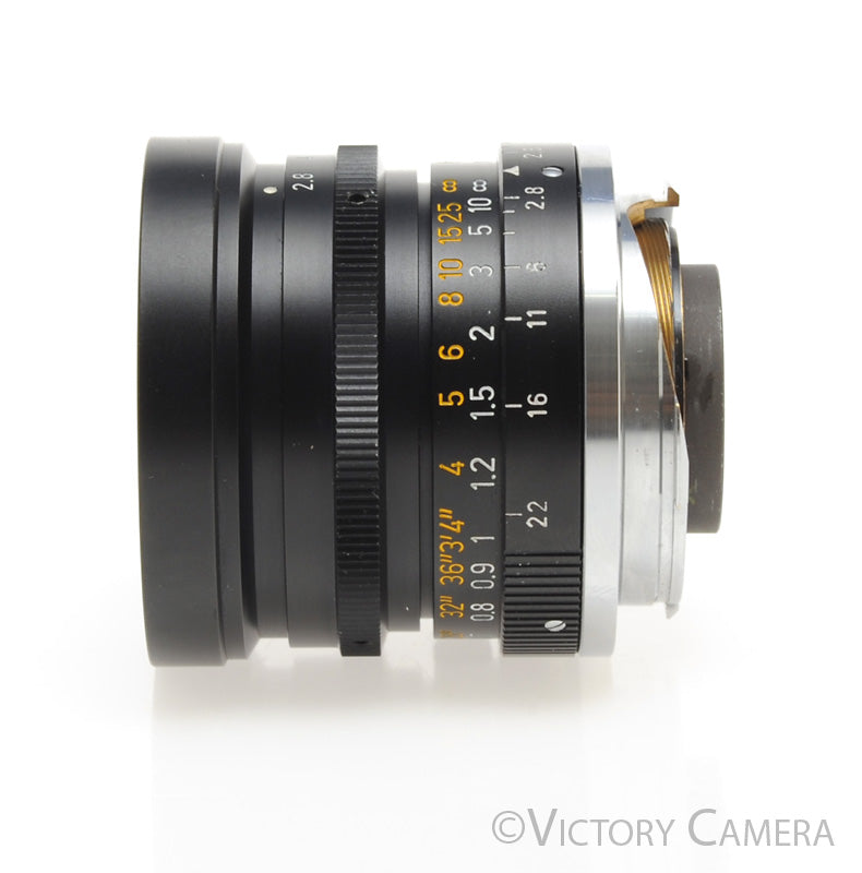 Leica Elmarit-M 28mm f2.8 V2 M Mount Wide Angle Prime Lens [EXC] - Victory Camera