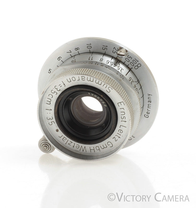 Leica Summaron 3.5cm 35mm F3.5 L39 LTM Screw Mount Lens (feet) [EXC-] - Victory Camera