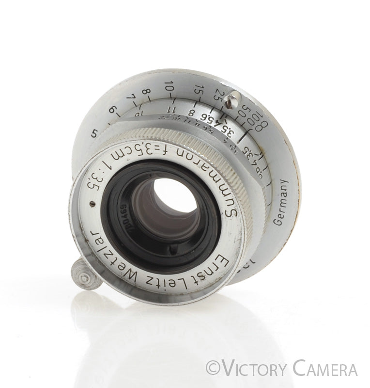 Leica Summaron 3.5cm 35mm F3.5 L39 LTM Screw Mount Lens (feet) [GOOD] - Victory Camera