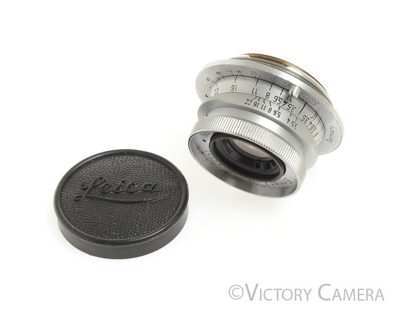 Leica Summaron 3.5cm 35mm F3.5 L39 LTM Screw Mount Lens (feet) [GOOD] - Victory Camera