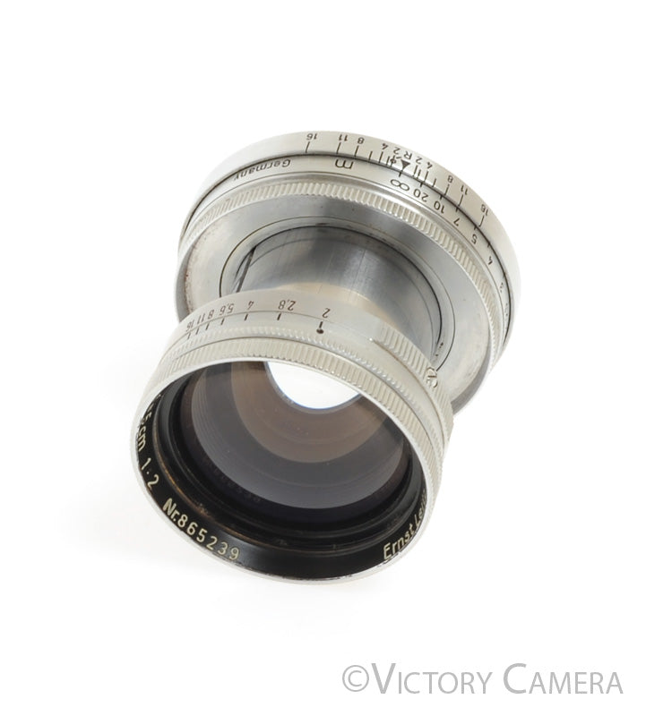 Leica Screw Mount Summitar 5cm f2 Coated Lens L39 LTM (Meters) -ellent