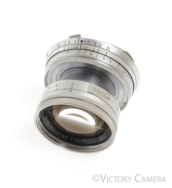 Leica 5cm F2 50mm Collapsible Summicron M Mount Lens [EXC] - Victory Camera