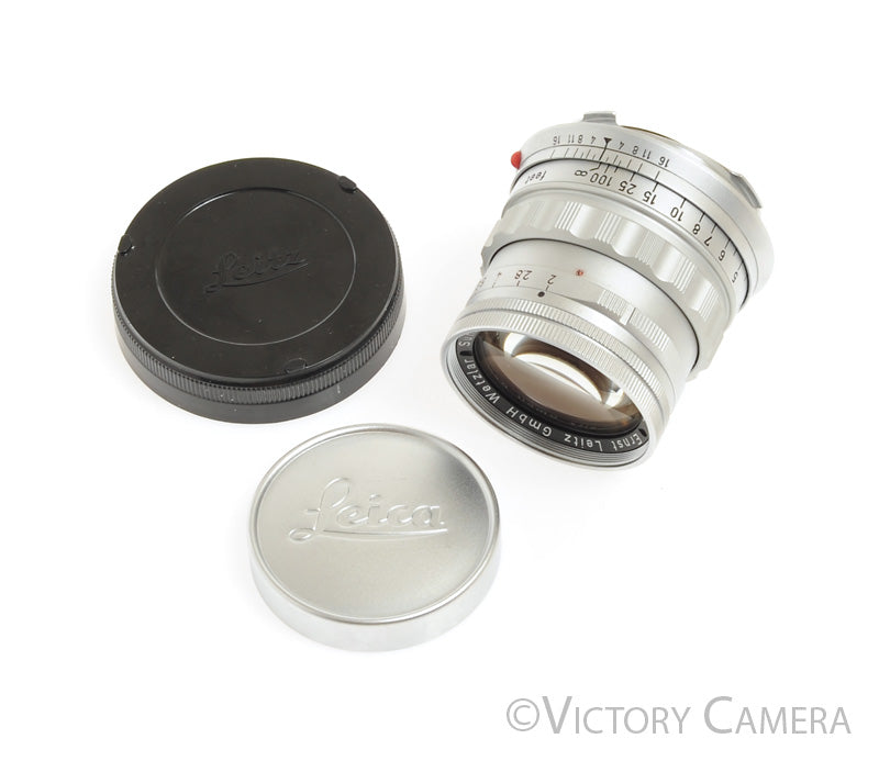 Leica 5cm 50mm f2 V2 Rigid Summicron M Mount Lens [EXC+]