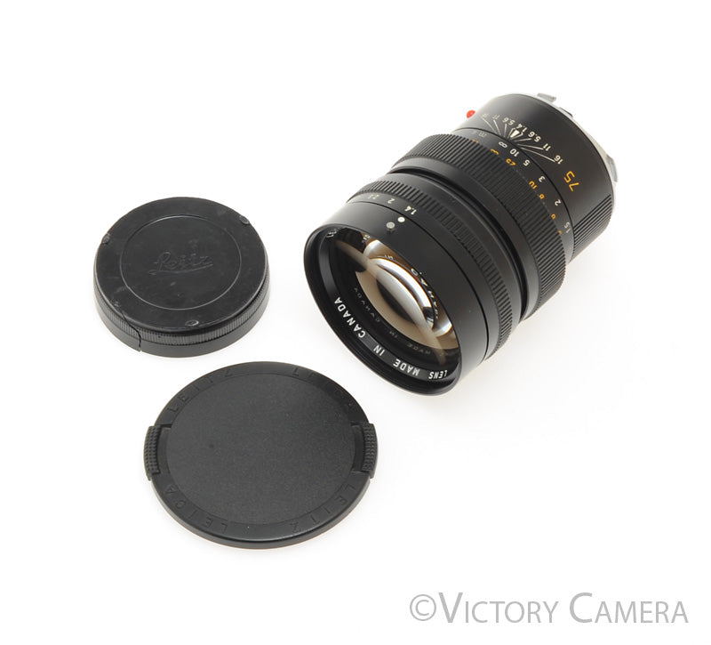 Leitz Leica 75mm F1.4 Summilux-M Canada V1 [EXC] - Victory Camera