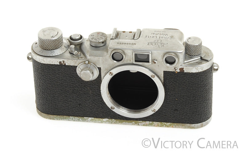 Leica IIIC Camera Body (needs CLA, Ugly) [AS-IS] - Victory Camera