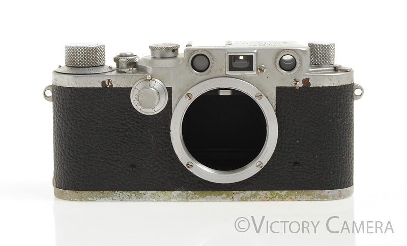 Leica IIIC Camera Body (needs CLA, Ugly) [AS-IS] - Victory Camera