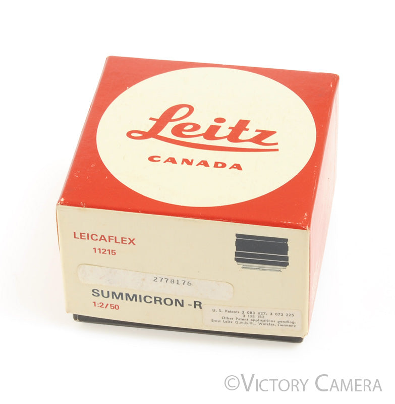 Leica Leicaflex 50mm f2 Summicron-R Box ONLY [EXC+]