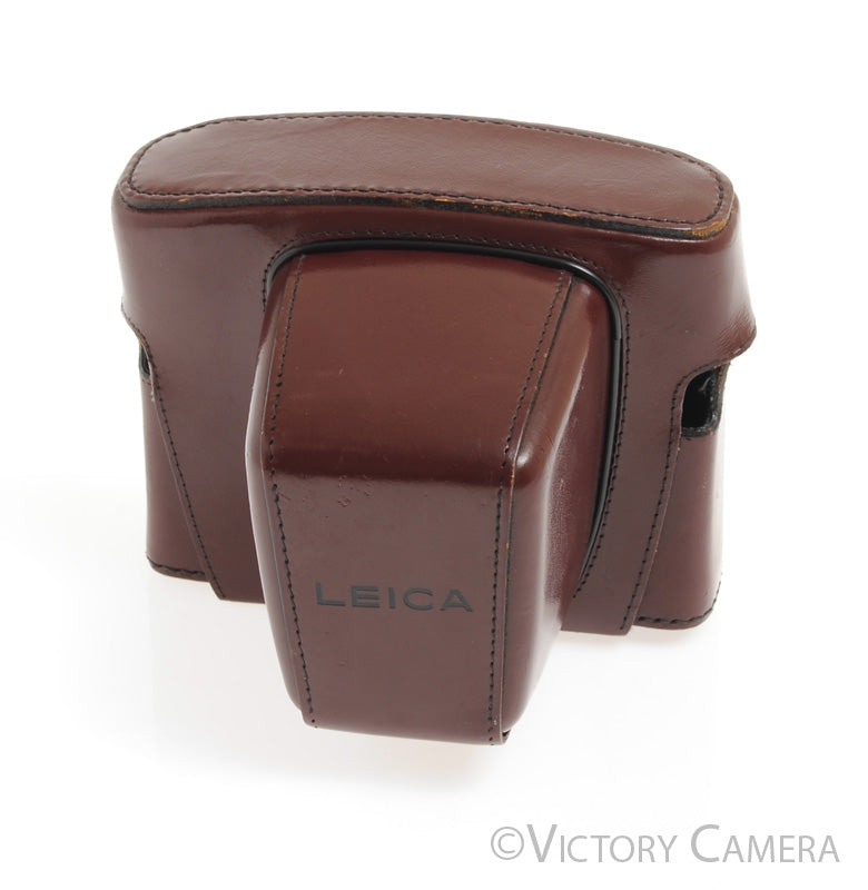 Leica R3 Ox Blood Red Leather Ever Ready Camera Case - Victory Camera