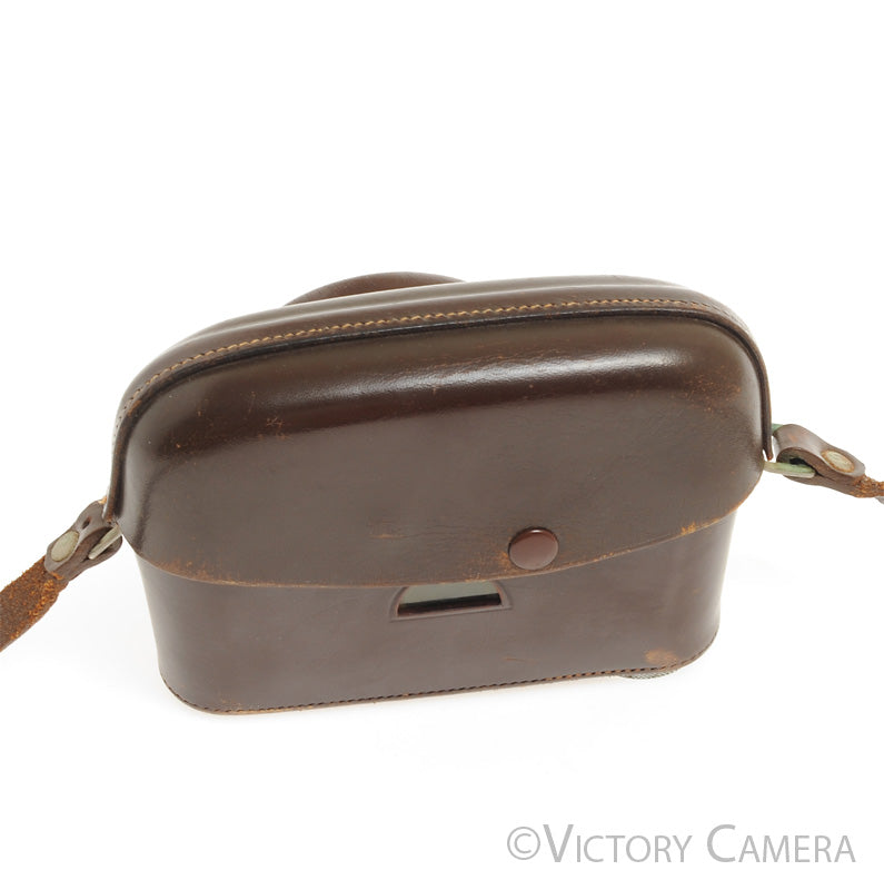 Leica M2 M3 M4 Brown Leather Ever Ready Camera Case (3/8&quot; Screw) [EXC-] - Victory Camera