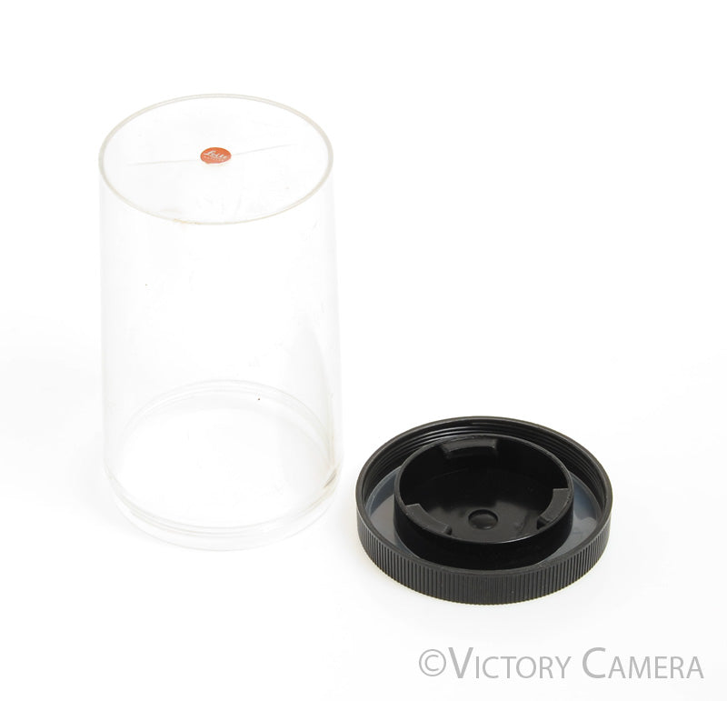 Leica Leitz Plastic Lens Bubble Case for R Mount ~5&quot; Tall  [GOOD] - Victory Camera