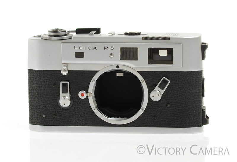 Leica Leitz M5 2 Lug Chrome 35mm Rangefinder Camera Body -Accurate Meter- [EX+] - Victory Camera