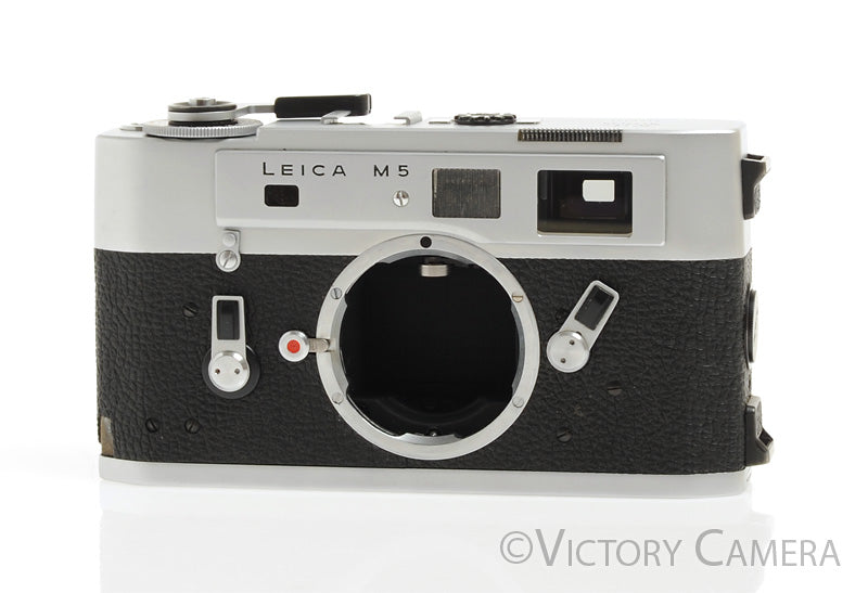 Leica Leitz M5 2 Lug Chrome 35mm Rangefinder Camera Body -Good Meter- [EXC]