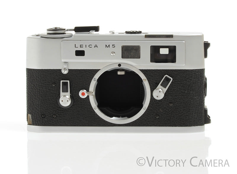 Leica Leitz M5 2 Lug Chrome 35mm Rangefinder Camera Body -Good Meter- [EXC] - Victory Camera