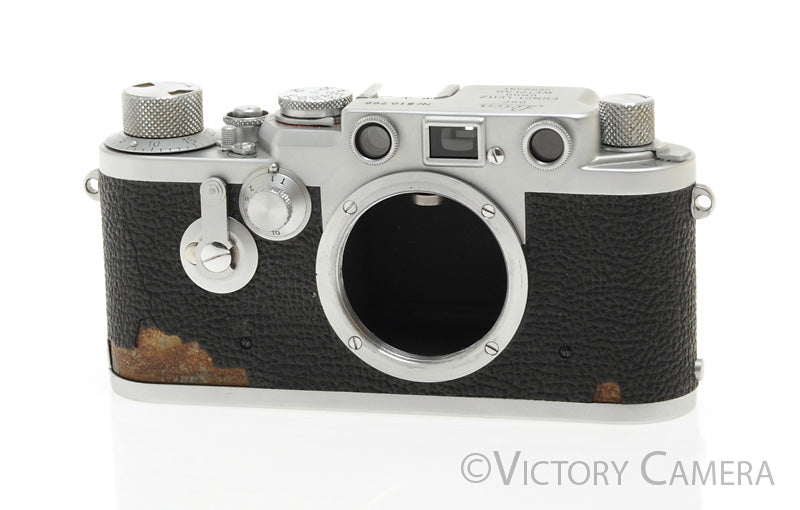 Leica IIIF Camera Color Dial Body with Self Timer [EXC] - Victory Camera