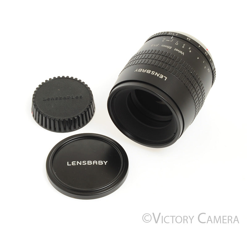 Lensbaby Velvet 85mm f1.8 1:2 Macro Lens for Canon EF [MINT-] - Victory Camera