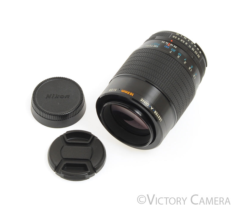 Lester A. Dine 105mm F2.8 1:1 Macro Lens for Nikon AI-s [EXC+] - Victory Camera