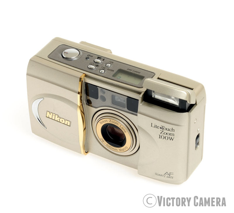 Nikon Lite Touch Zoom 100W 35mm Point &amp; Shoot Film Camera  [EXC] - Victory Camera