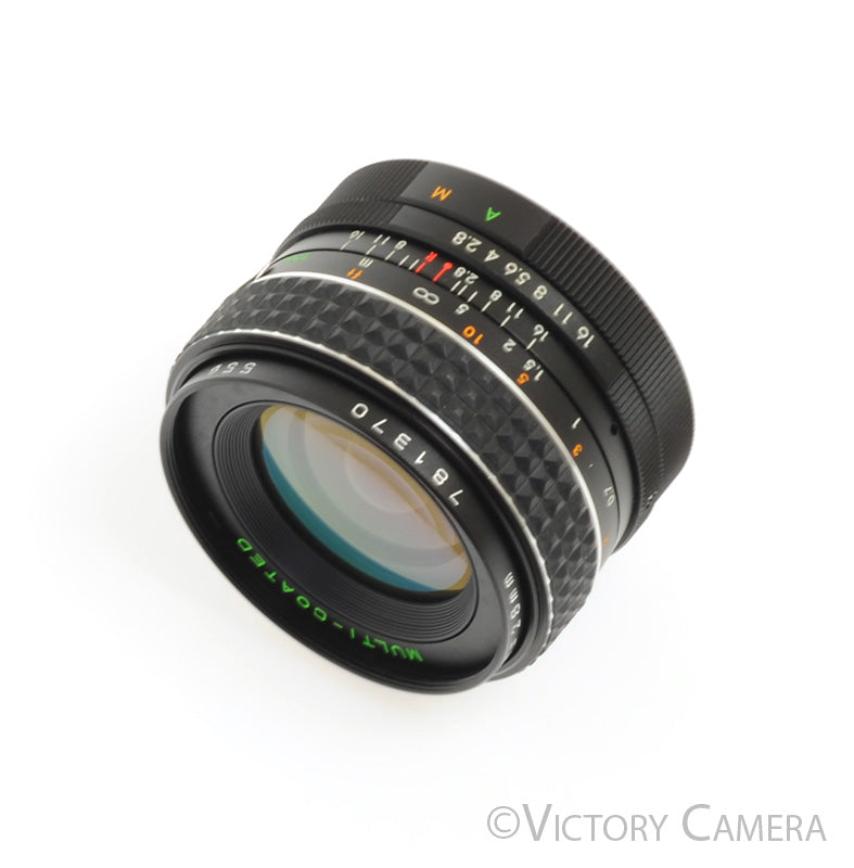 Makinon Multi-Coated 28mm f2.8 Wide Angle Lens for Pentax M42 [MINT-]