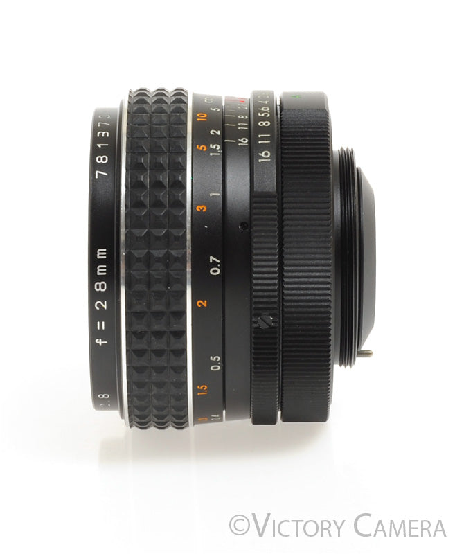 Makinon Multi-Coated 28mm f2.8 Wide Angle Lens for Pentax M42 [MINT-]