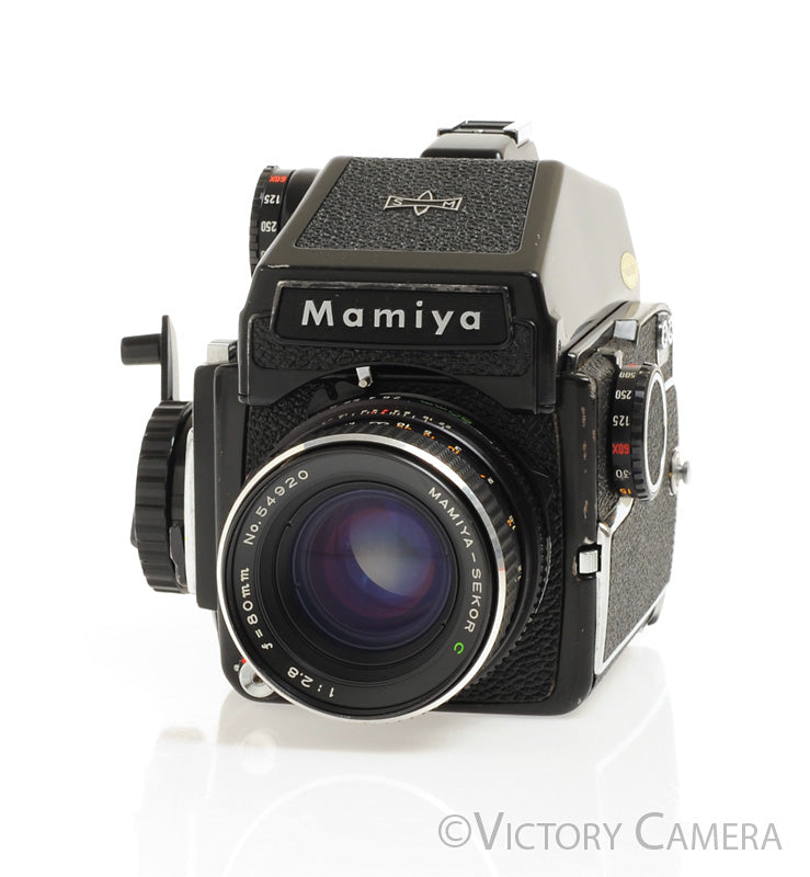 Mamiya m645 m 645 Camera w/ Eye Level &amp; 80mm f2.8 C Lens [EXC] - Victory Camera