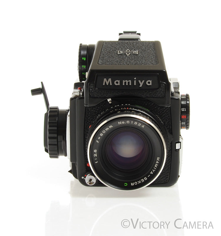 Mamiya m645 m 645 Camera w/ Eye Level &amp; 80mm f2.8 C Lens -New Seals- [EX] - Victory Camera