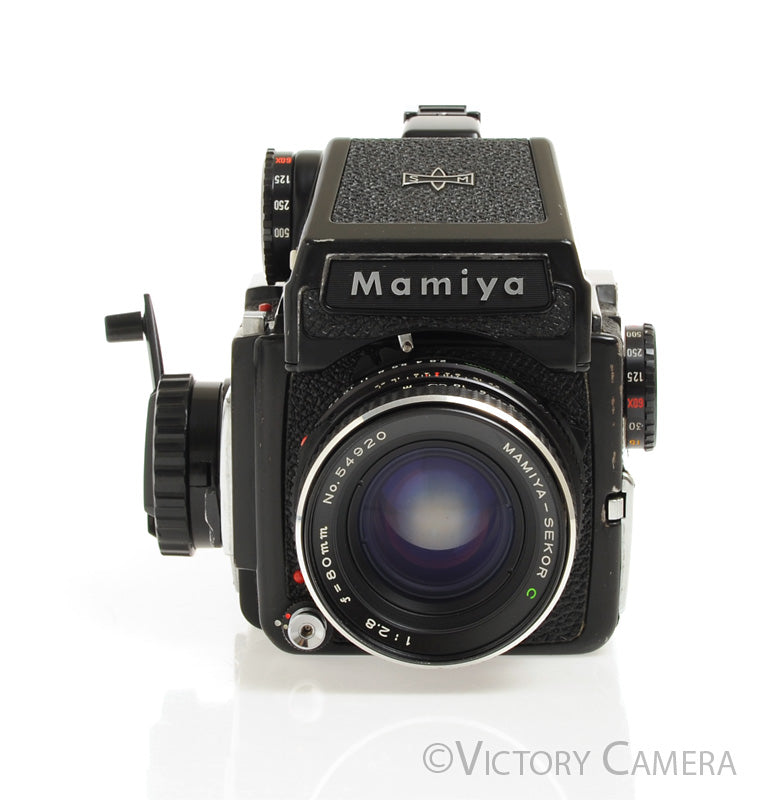 Mamiya m645 m 645 Camera w/ Eye Level &amp; 80mm f2.8 C Lens [EXC] - Victory Camera