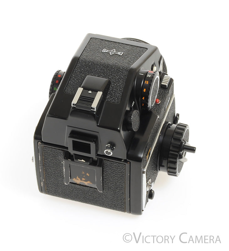 Mamiya m645 m 645 Camera w/ Eye Level &amp; 80mm f2.8 C Lens [EXC]