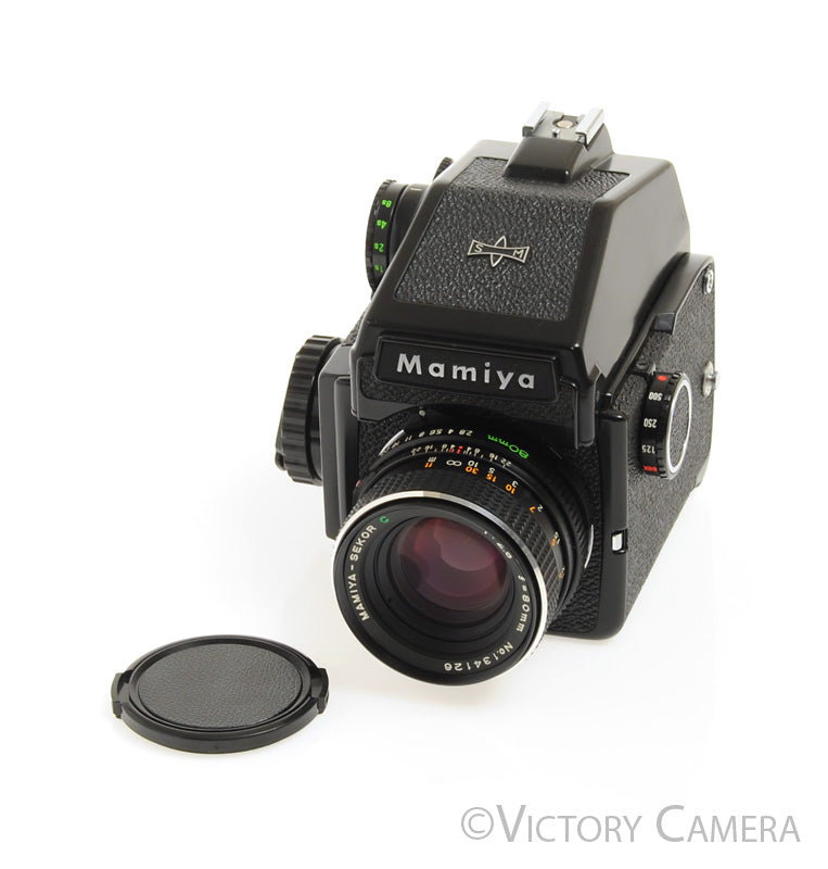 Mamiya m645J 645 J Camera w/ Eye Level &amp; 80mm f2.8 C Lens -New Seals-  [EXC+]