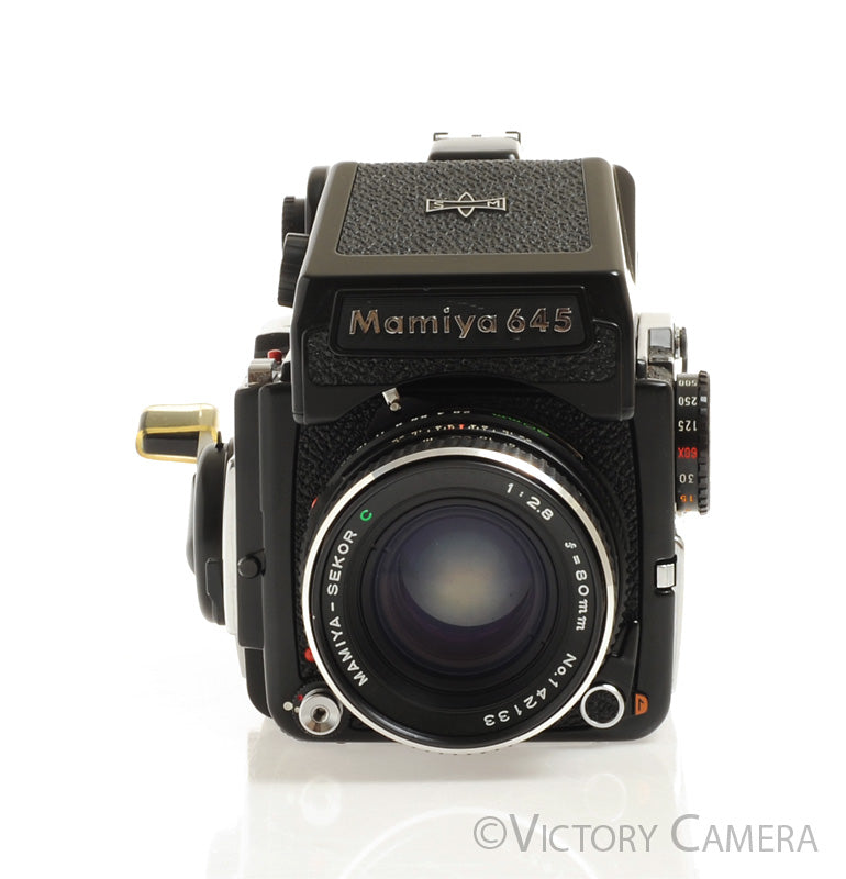 Mamiya m645 1000s 645 Camera w/ Eye Level &amp; 80mm f2.8 C Lens -New Seals- [EXC] - Victory Camera