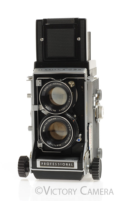 Mamiya C33 Medium Format TLR Camera w/ 80mm f2.8 Lens -New Seals- [EXC-]