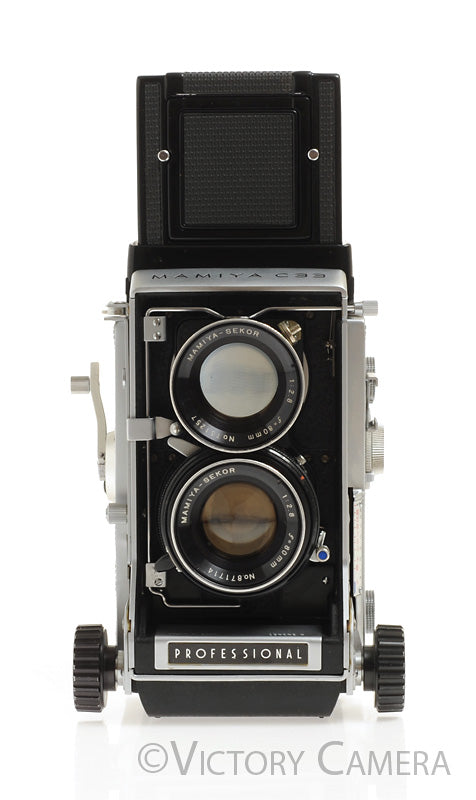 Mamiya C33 Medium Format TLR Camera w/ 80mm f2.8 Lens -New Seals- [EXC-]