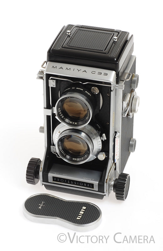 Mamiya C33 Medium Format TLR Camera w/ 80mm f2.8 Lens -New Seals- [EXC-] - Victory Camera