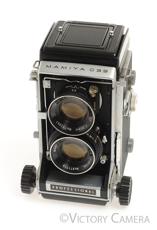 Mamiya C33 Medium Format TLR Camera w/ 80mm f2.8 Lens -New Seals- [EXC-]