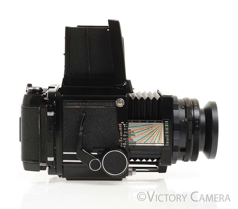 Mamiya RB67 Pro S Camera w/ 127mm f3.8 Lens 120 Back WLVF -Good Seals- [EX+] - Victory Camera