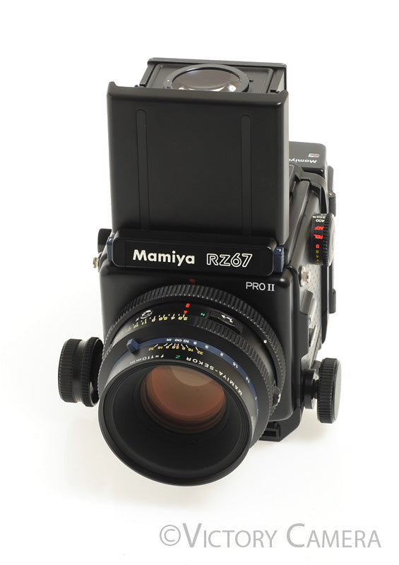 Mamiya RZ67 Pro II 6x7 Camera w/ WLF, 110mm f2.8 Prime Lens 120 Back  [EXC+]