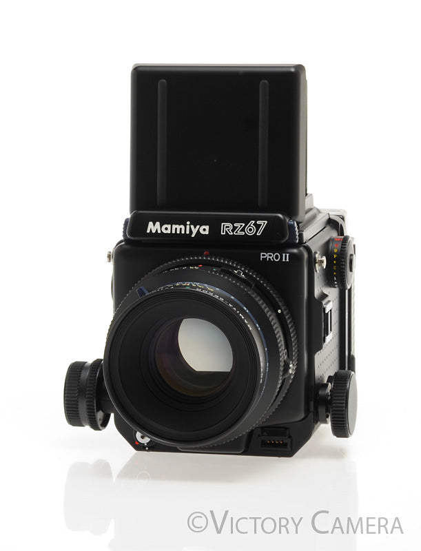 Mamiya RZ67 Pro II 6x7 Camera w/ WLF, 110mm f2.8 Prime Lens 120 Back [MINT-] - Victory Camera