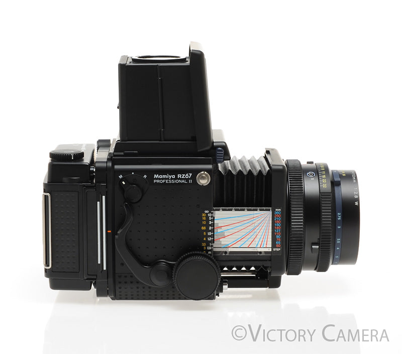 Mamiya RZ67 Pro II 6x7 Camera w/ WLF, 110mm f2.8 Prime Lens 120 Back [MINT-] - Victory Camera