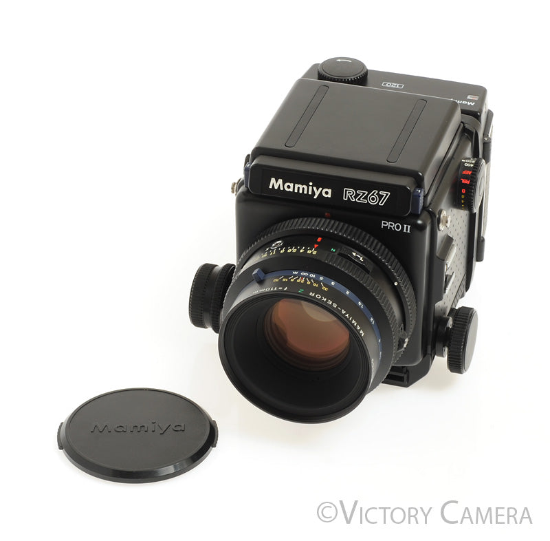 Mamiya RZ67 Pro II 6x7 Camera w/ WLF, 110mm f2.8 Prime Lens 120 Back  [EXC+]