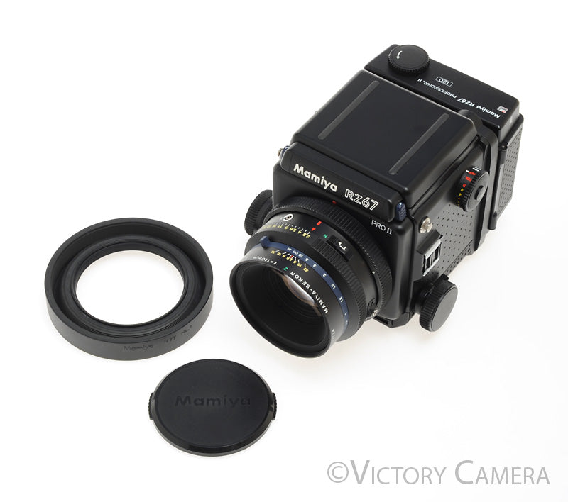 Mamiya RZ67 Pro II 6x7 Camera w/ WLF, 110mm f2.8 Prime Lens 120 Back [MINT-] - Victory Camera