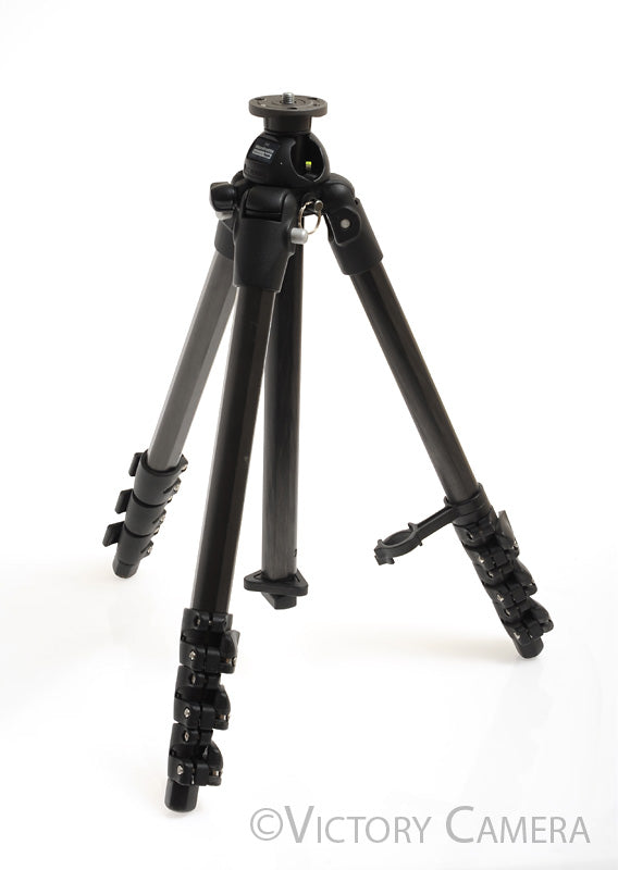 Manfrotto Carbon One 440 3444 Carbon Fiber Tripod Legs ~62" Tall -Nice- - Victory Camera
