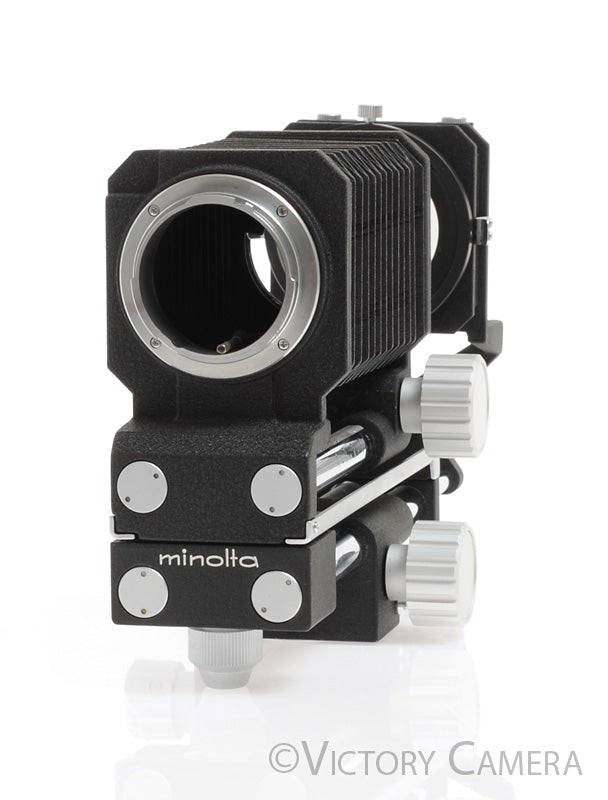 Minolta Auto Bellows Macro Stand w/ Slide Copier -Nice- - Victory Camera