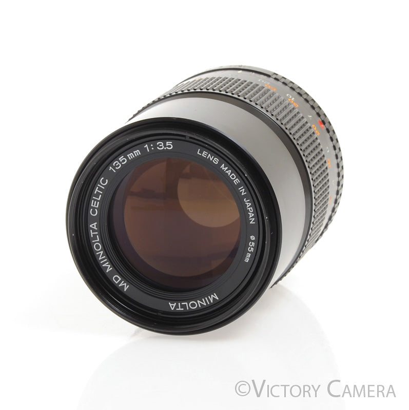 Minolta MC Celtic 135mm f3.5 MD Telephoto Lens [EXC] - Victory Camera