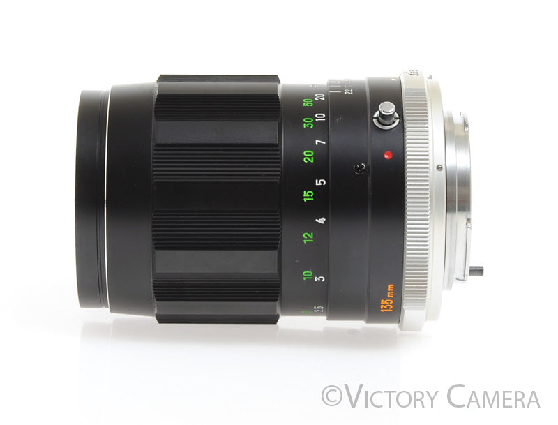 Minolta MC Tele Rokkor-QD 135mm f3.5 Telephoto Prime Lens -Clean w/ Shade- - Victory Camera